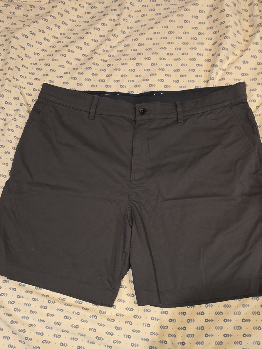 Nike Men's Classic Black Cotton Blend Shorts Size 42